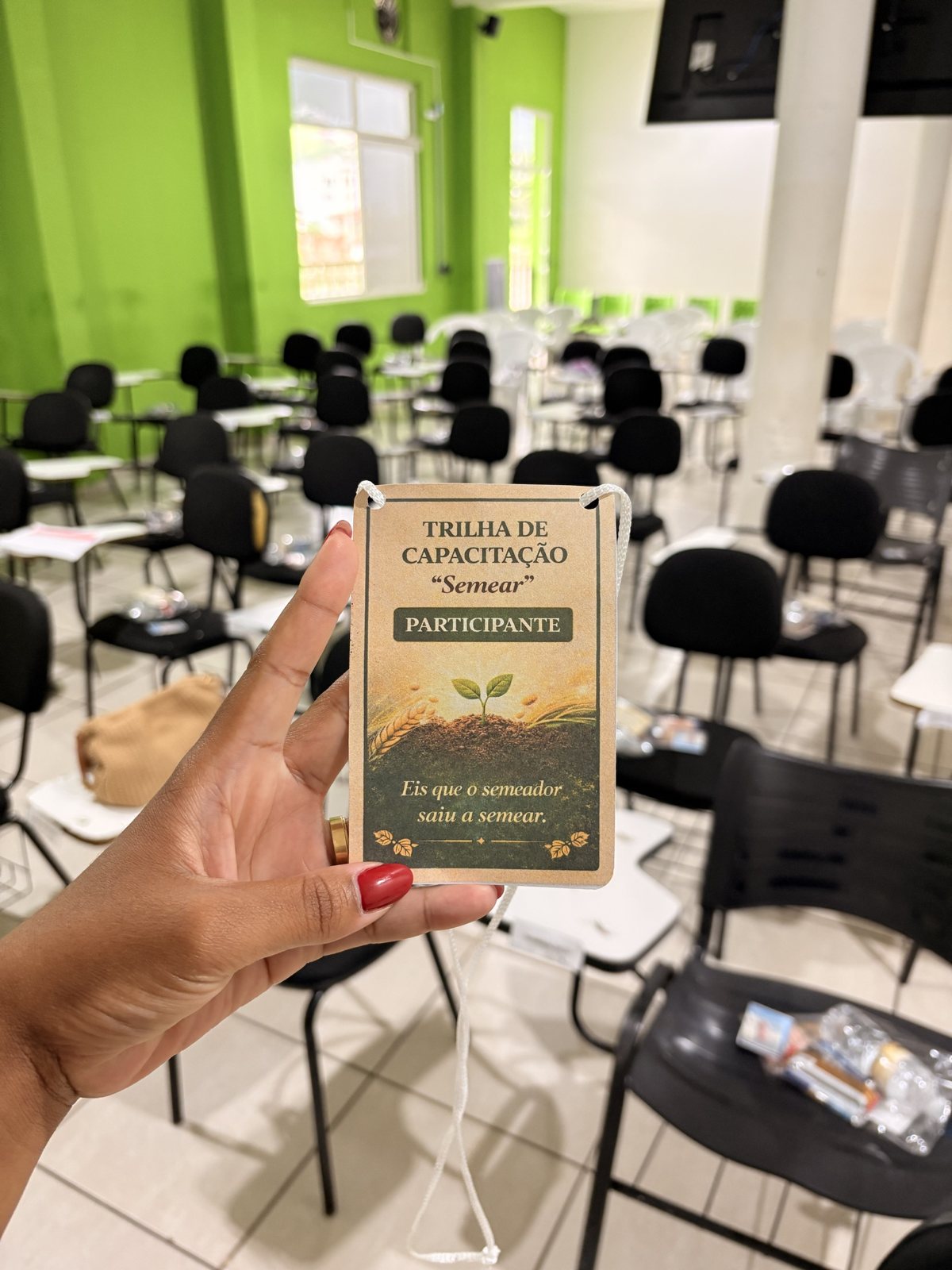 Crachá da Trilha de Capacitação Semear